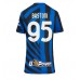 Maillot de foot Inter Milan Alessandro Bastoni #95 Domicile vêtements Femmes 2024-25 Manches Courtes